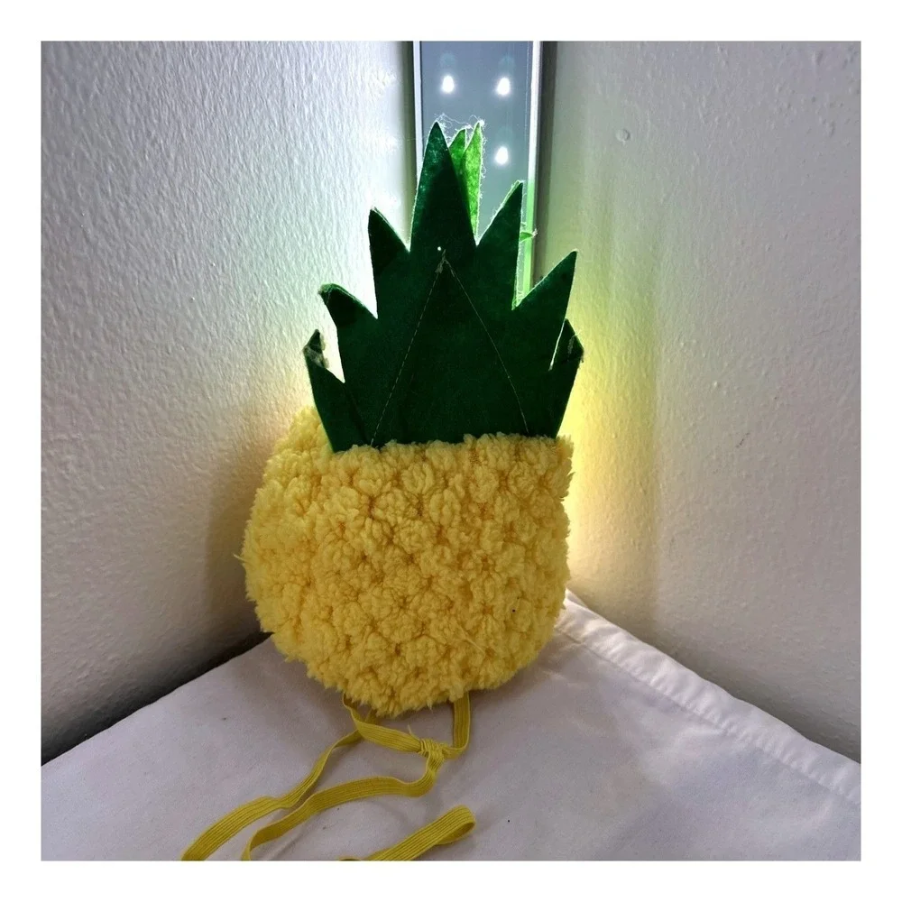 Hyde‎ & EEK Pineapple Pet Costume XL Yellow Fruit Dog Halloween Outfit with Hat